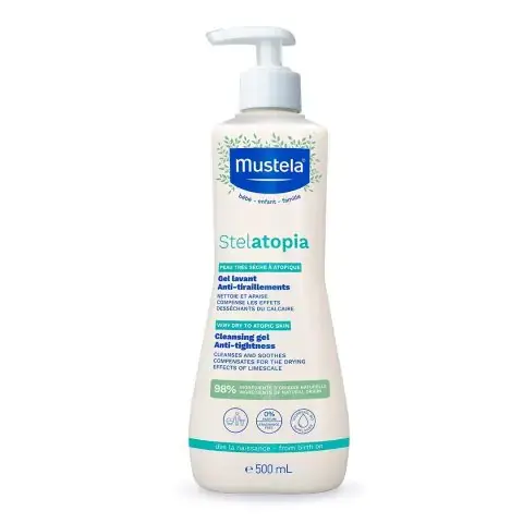 Гель Mustela очищающий для тела против стягивания 500 мл