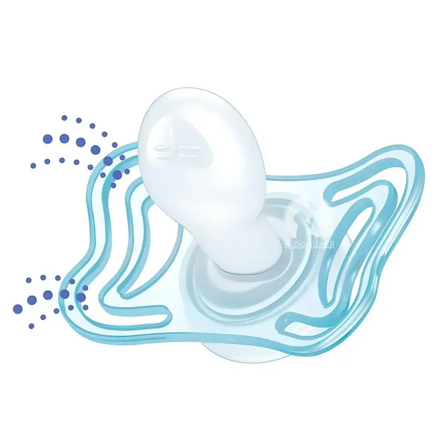 Пустышка Chicco PhysioForma Light 2-6 мес пингвин и горошек 2 шт