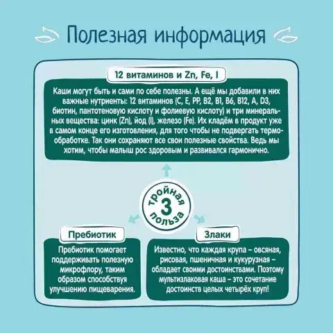 Каша мультизлаковая ФрутоНяня молочная с яблоком бананом и земляникой 200 гр с 6+ мес