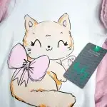 Комплект 3ка Baby fou свитшот + штаны + жилетка на молнии кошка мышка