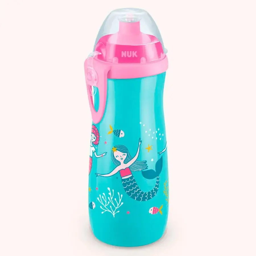 Поильник NUK First Choice Sports Cup 450 мл. 24+ мес. Русалка