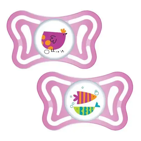 Пустышка Chicco Physio Light 16-36 мес рыбка и птичка 2 шт