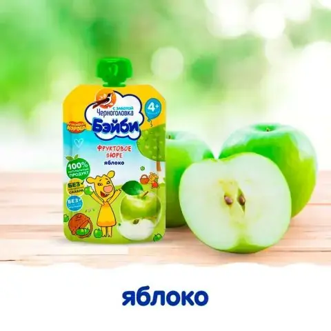 Пюре Черноголовка Бэйби Яблоко 85 гр 4+ мес
