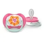 Пустышка Philips Avent Ultra Air Happy Цветочек Божья коровка SCF080/27 6-18мес 2 шт