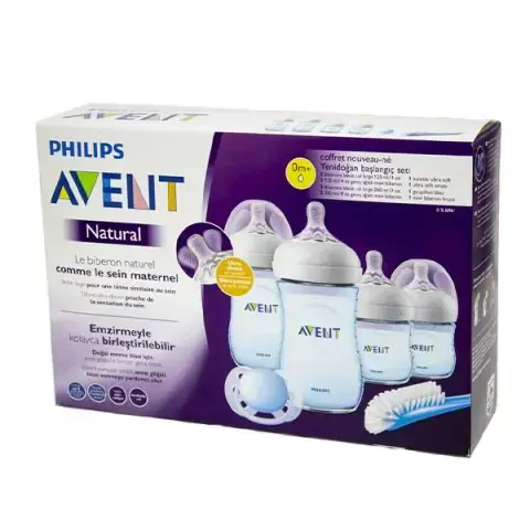 Philips Avent Набор бутылочек Natural 2.0 0+ мес 6 предметов SCD301/04