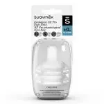 Cоска запаска Suavinex силикон PRO S 0+ мес медл. поток 2шт.