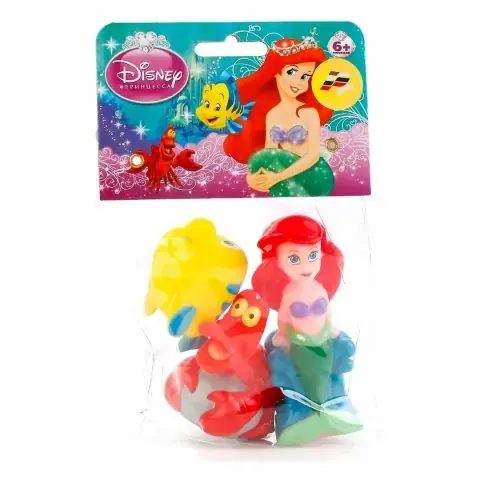 Набор игрушек для ванной Disney Ариэль, Себастьян и Флаундер
