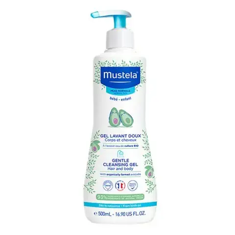 Гель для купания Mustela для волос и тела 500 мл