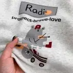 Свитшот Dingdong Radi мишка Серый