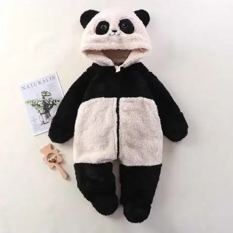 Плюшевый комбинезон Baby series Панда Белый