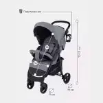 Коляска MOWbaby CROSS RA080 Gold Grey 0+ мес
