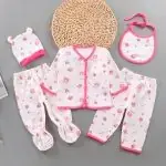 Комплект 5ка Yingzhichu Мишки Розовый
