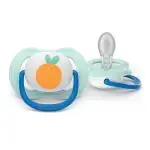 Пустышка Philips Avent Ultra Air Happy Леопард ананас SCF080/23 0-6 мес 2 шт