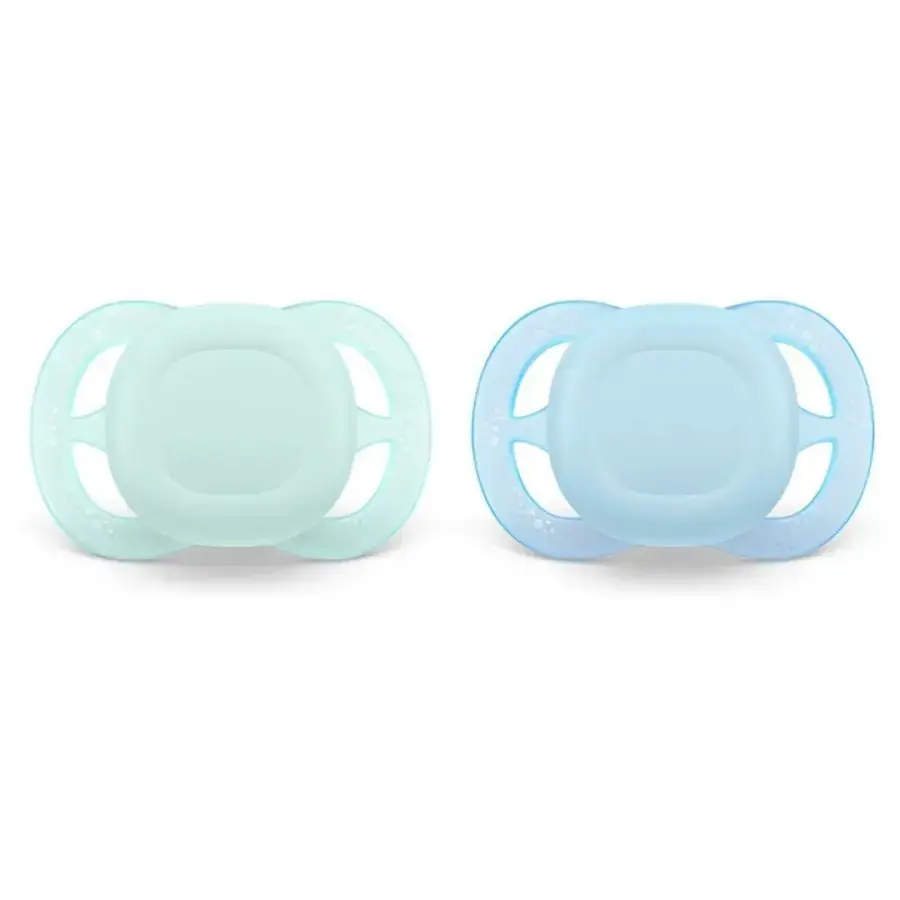 Пустышка Philips Avent Ultrastart Однотонные 0-2 мес 2 шт