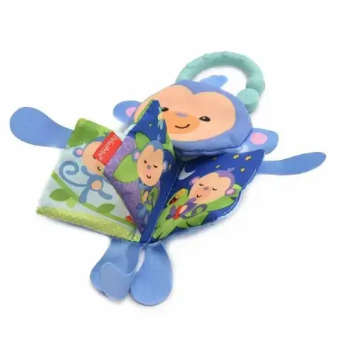 Книжка-шуршалка Fisher-Price Обезьянка 0+ мес