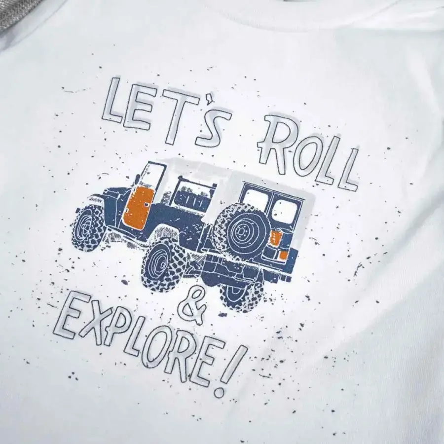 Комплект 3ка Baby fou однотонный с кормашками Серый