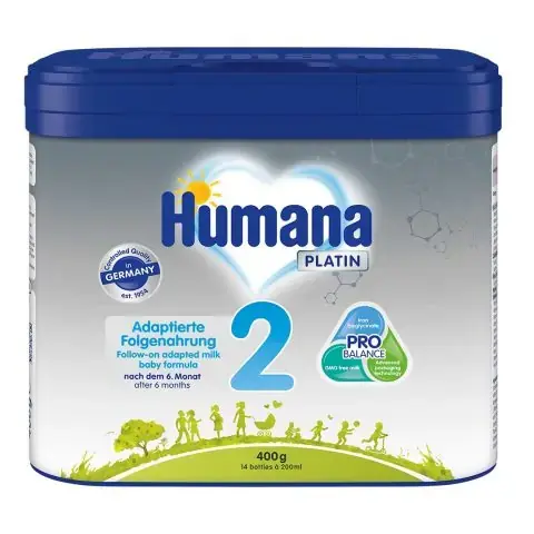 Humana 2 Platin Folgenahrung 400 гр с 6+ мес