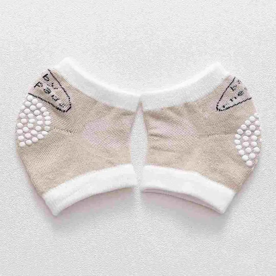 Детские наколенники Kids socks Бежевый