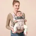 Эрго-рюкзак Ergobaby OMNI 360 Cool Air Mesh Листочки Розовый