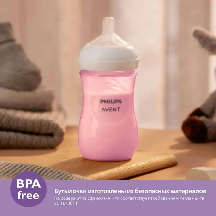 Пластиковая бутылочка Philips Avent Natural Response 260мл. 1+мес. SCY903/11