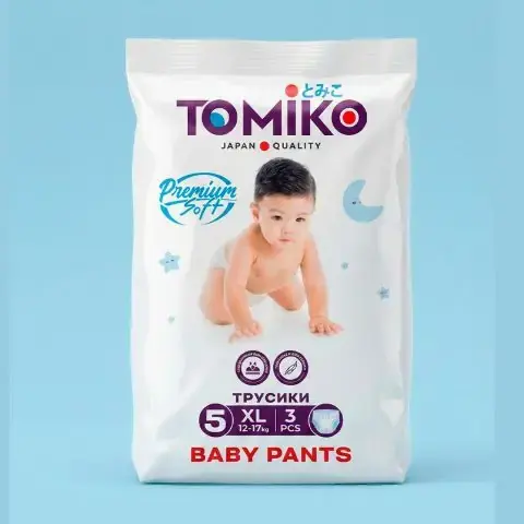 Трусики-подгузники Tomiko Premium 5 XL (12-17 кг) 3 шт