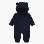 Плюшевый комбинезон Baby series однотонный с ушками Синий