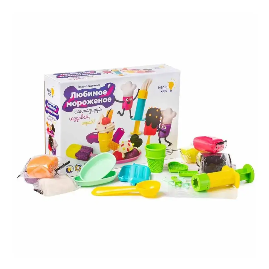 Набор для лепки Genio kids Любимое мороженое